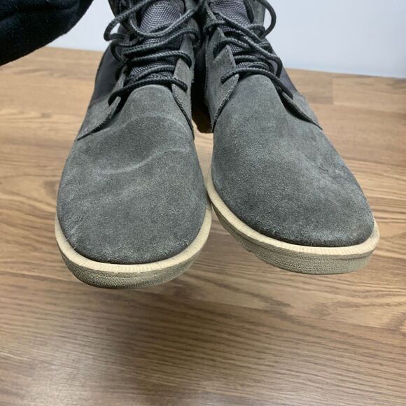 Sorel Caribou OTM‎ NM4494-093 Chukka Boots Waterproof Gray Suede Men\'s Size 10.5